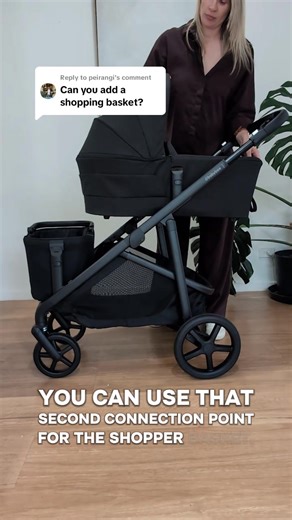 Replying to @peirangi Because ALTO is a single pram it only has one connection point for either the seat, bassinet or capsule. When one of these is attached, there's simply no point for the shopper to attach. That’s why it works on JUNO (our double pram), where the second space can be used for the shopper when you’re pushing just one child. #babybeealto #babybeejuno