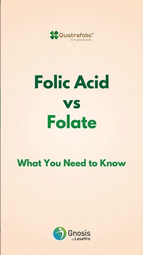 Folate vs Folic Acid