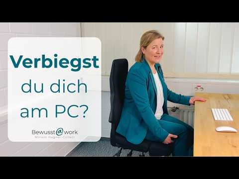 Wie du deinen Bildschirmarbeitsplatz ergonomisch einrichtest - Schritt für Schritt