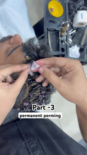 Permanent perming | perming in dry hair | hair transformation #saddamhairstudio #trending #perming