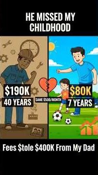 "My Dad Worked 40 Years For $190K. I Got $80K in 7 Years. Here's How 😢" ⭐ BEST#personalfinance