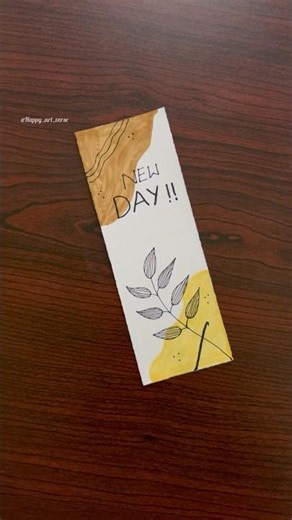 Easy DIY Bookmark Anyone Can Make! 🔖 #shorts #diybookmark #papercrafts #easydiy #aestheticcrafts