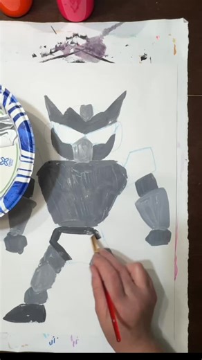 ⚡️ Get ready to step into the Battle Bot Arena! 🤖 Robots are used everywhere — in medicine, construction, and technology — but sometimes we just want to see which one is the strongest! In this project, kids will design their own Battle Bot using basic lines and shapes, paint it using different values of gray, and add movement lines and details to make it look like it’s charging into battle! This lesson is part of our brand-new November Glitterbombers Bundle — now available to all members! ✨ Not