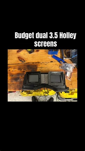 Dual 3.5” Holley Efi Dash for Foxbody #budgetbuild #holleyefi #winwithholley #terminatorx