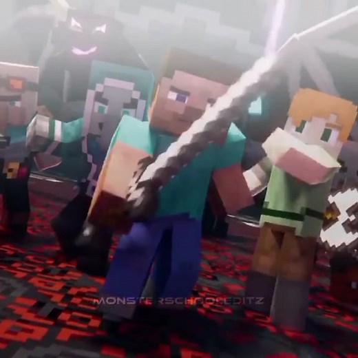 Herobrine's Revenge: Monster School Episode