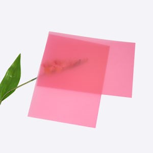 [Hot Item] 1mm Translucent Pink Color Frosted Plastic PVC Sheet for Binding Cover