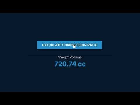 Compression Ratio Calculator — How to Use It | Engineering Tool