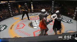 6.9K views · 47 reactions | Suit up cause it's FIGHT KNIGHT! ⚔️ Armored MMA is LIVE  on TrillerTV+ | FITE | Facebook