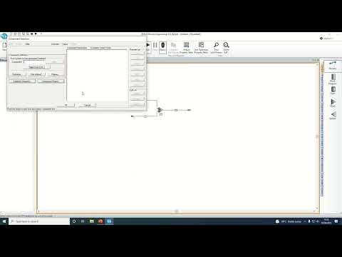PRO/II 10.2 Process Simulation – Step 3: Adding chemical components