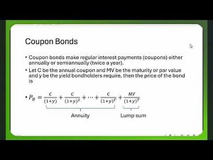 Bond Valuation Revised