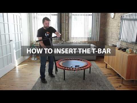 How to insert the T-bar on your bellicon rebounder