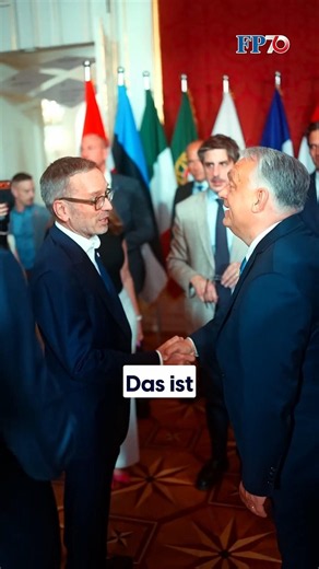Viktor Orbán congratulates the FPÖ on its 70th anniversary🥳