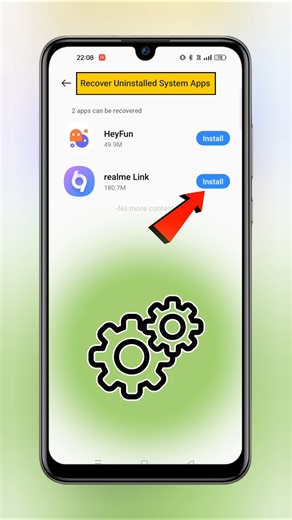 How To Recover Uninstalled System Apps On Realme | Uninstalled System Apps Recovery #techfrack