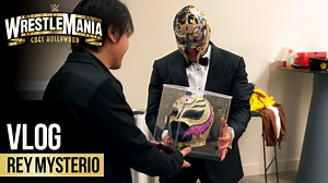 848K views · 32K reactions | Rey Mysterio's mask designer Masahiro Hayashi surprises Mysterio with a special edition, crystal-adorned mask during the WWE Hall of Fame. | WWE | Facebook