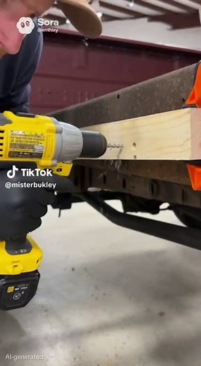Fixing a Rusty Truck Frame with a 2x4 Technique