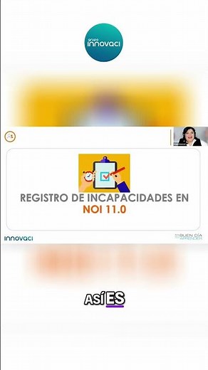 Register your absences in 3 steps with Aspel NOI 11 🕒✨ #payroll #tips #aspel #grupoinnovaci #noi