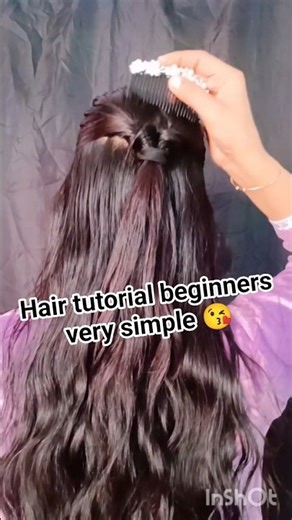 updo hack tutorial beginners very simple easy 💐💁💕#shorts #viral #ytshorts #hairstyle #hennadesign