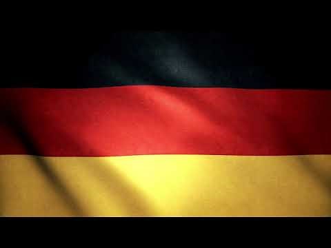 [10 Hours] German Flag Waving - Video & Audio - Waving Flags