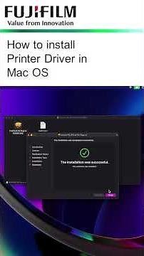 How to install Printer Driver in MacOS #installation #macos #printer #driver #mac #fujifilm #fuji