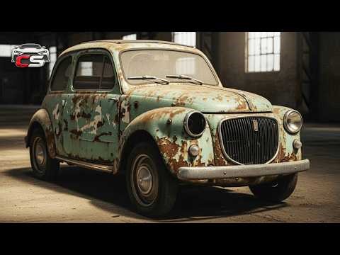 Abandoned American FIAT 500 TOPOLINO - ASMR Car Restoration!