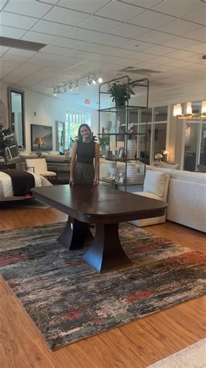 Our circular Giselle Jupe DIning Table had its viral moment, but the rectangular version is ready to steal the spotlight. Sleek, sophisticated, and made for every gathering 🍽️🪑 #hosting #diningtable #extensiontable #design #interiordesign #table #dininginspo #furniture #furnishings #jupetable #dining #diningtable #diningfurniture #rectangulartable #jupe | Walter E. Smithe Furniture & Design