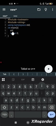 tekst w c++ #cpp #c++ #string