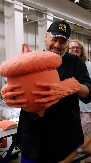 The Metropolitan Museum of Art on Instagram: "Artist Jeffrey Gibson (@jeffrune) has created four large scale figurative animal sculptures for The Met Fifth Avenue’s exterior: a deer, coyote, squirrel, and hawk. For Gibson, these forms establish an important connection between where he lives and works in the Hudson Valley and Central Park, home to The Met. Join him as he explores the challenges and process behind his first large scale bronze sculpture created for the outdoors. See The #GenesisFac