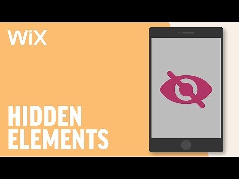 Hiding Elements in Mobile Editor | Wix Tutorial