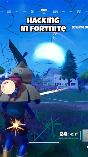 Hacking in Fortnite #fortnite #fortniteclips