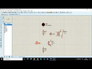 Tutorial membuat Relay 1 Channel PROTEUS