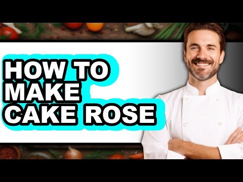 How to Make Cake Rose (easy Method)