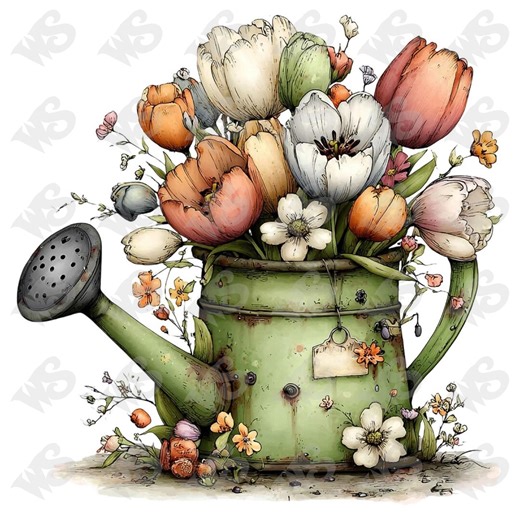 Whimsical Spring Flowers Clipart: Whimsical Graphics (digital Download - 20 JPG Files) - Etsy