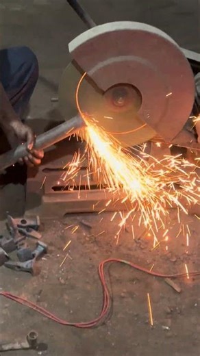 Amazing Iron Cutting Sparks 🔥 | Real Blacksmith Work in Patna Gaighat | Sharma Tools