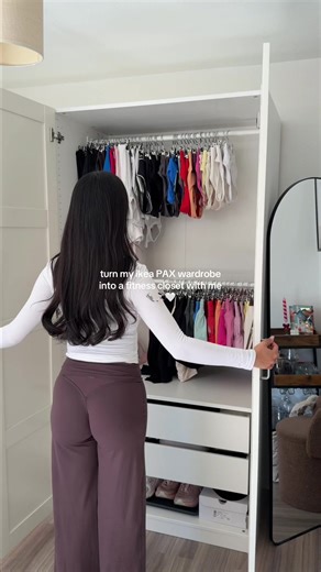 pov: you start a hobby and now have a whole room dedicated to it 😭 @DFYNE @DFYNE.HQ @LSKD @lululemon @OYSHO @Nike @adidas @FP Movement @Oner Active @alo @Gymshark @ASICS @New Balance @IKEAUK #gymset #walkinwardrobe #workoutfit #outfitinspo #runningfit