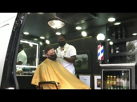 West Orange County barber adapts during pandemic to mobile barbershop