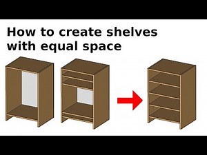 How to create shelves with equal space | FreeCAD Woodworking workbench