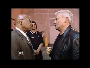 Eric Bischoff gives Teddy Long a message! 11/25/2005