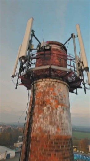 Chimney dive 🗼 #dstech #drone #thedstech #chimneyinspection #chimney #fpv #dji #cinematicdrone