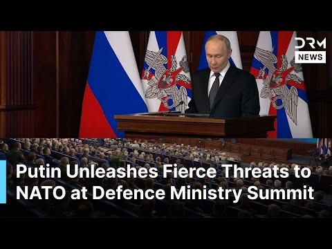 FULL MEETING: Putin Declares War on NATO During Russian Defence Ministry Annual Meeting | AC1B