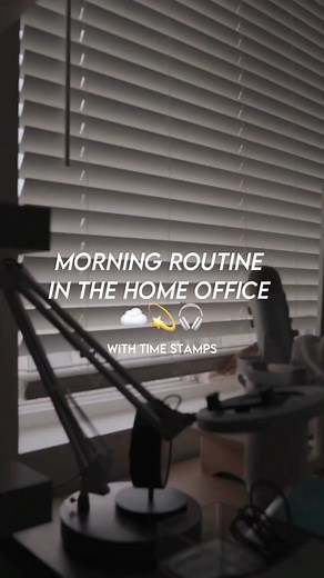 Cozy WFH Office Morning Routine for a Productive Day