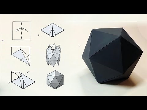 Paper Regular Icosahedron ● Origami diagram