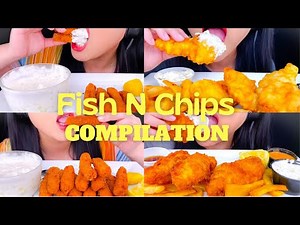Fried Fish N Chips Compilation by ‪@ASMRPhan‬ #asmreatingcompilation #asmrfish