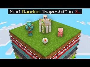 Minecraft One Chunk, But We Shapeshift Every 30 Seconds...