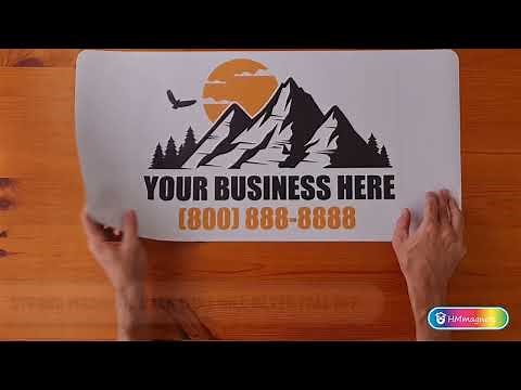 DIY - 12"x24" Blank Magnetic Car Signs (2 Pack) - Magnetic Sheets for Advertising Your Business!