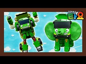 Tayo Rogi transforms as an elephant robot! l Tayo Rangers #9 l Tayo The Little Bus Toy