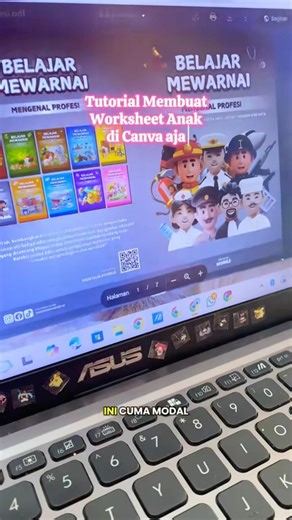 TUTORIAL MEMBUAT WORKSHEET ANAK DI CANVA AJA!
