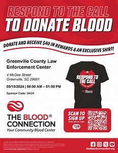 13K views · 134 reactions | We need your help during an upcoming blood drive. The blood donated during the drive will count as credit towards the medical expenses incurred by Deputy Hernandez who was injured in an off-duty motorcycle accident in early April. **QR Code in above post ⬆️ | Greenville County Sheriff's Office | Facebook