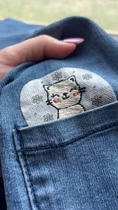 3.9K views · 16K reactions | Cat dress for my girl!瑱 My daughter is realllly into cats right now, and we’ve watched Aristocats 3 times this week so it seemed natural to stitch her a cat dress!! This pattern is from my cat pack. . . . Cat Lover | Cat Embroidery | Hand Embroidered Clothes | Kids Clothing | DIY Craft | Stick and Stitch | Stitchin With Samantha | Facebook