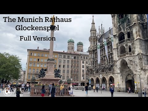 Munich New Town Hall Glockenspiel – FULL VERSION! All the Bells and Movement Uninterrupted!