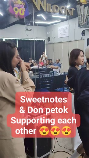 848K views · 10K reactions | Sweetnotes Music & Don Petok Supporting Each Other  #donpetok #donpetokfollowers #SweetnotesMusic #sweetnotesfollowers #livemusic | Grace Covers | Facebook